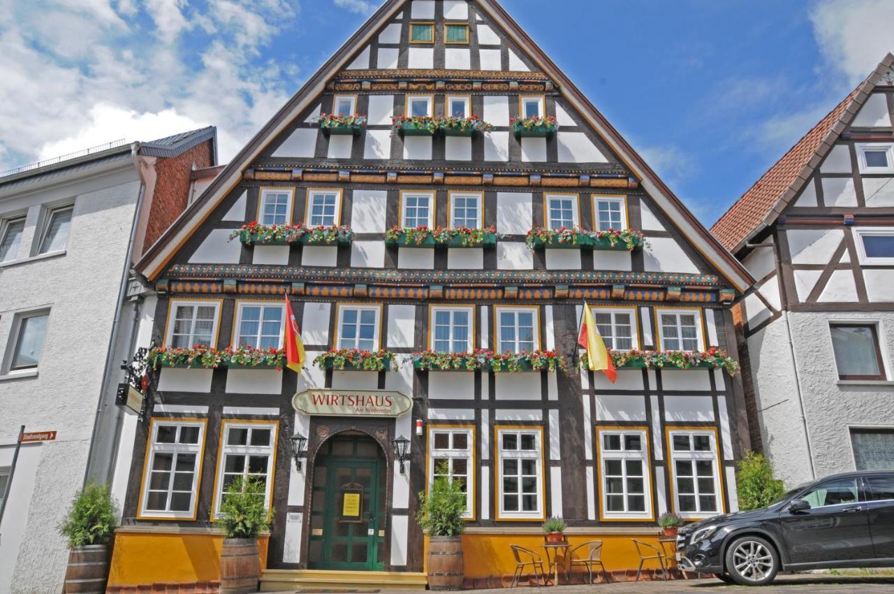 Wirtshaus Am Niederntor Hotel Blomberg  Bagian luar foto